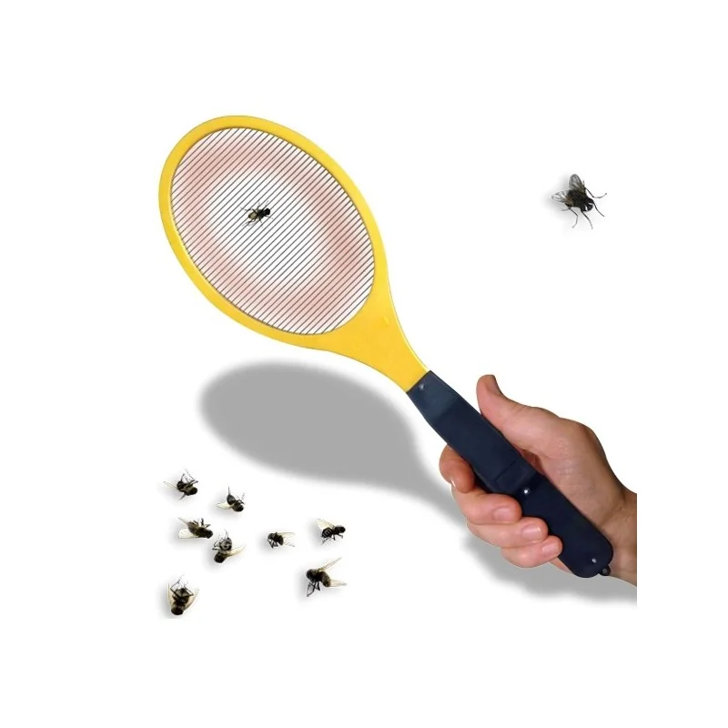 Raquette électrique Bloq'Insectes : raquette anti-insectes sans piles